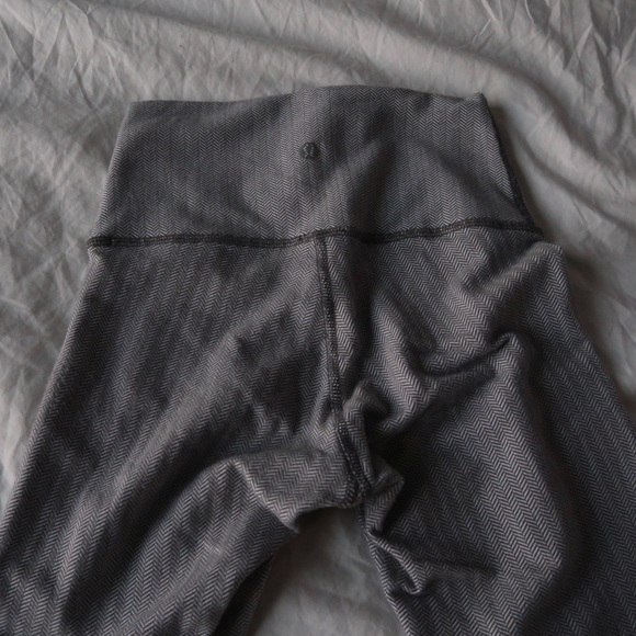 Lululemon Wunder Under High Rise Pant Herringbone - Picture 7 of 8
